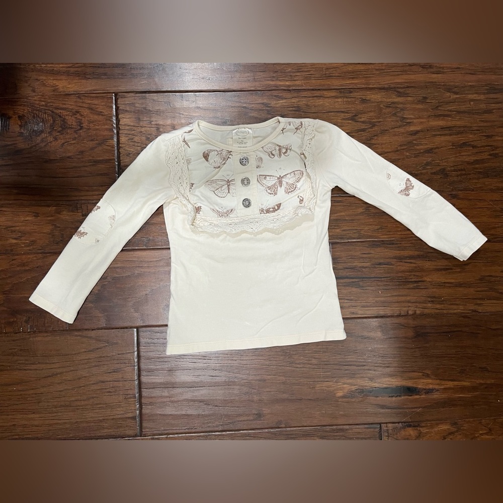 Persnickety Butterfly Top EUC Girls Size 4